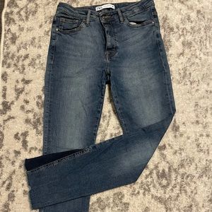 ZARA boot cut blue jeans